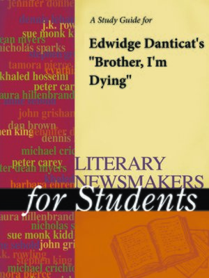 cover image of A Study Guide for "Danticat's Brother"